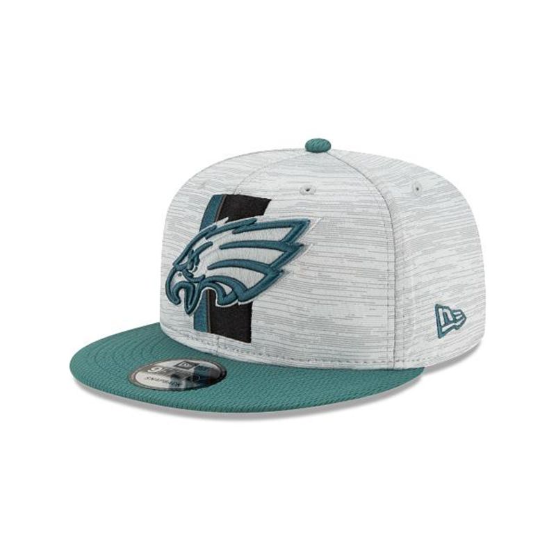 NFL Philadelphia Eagles Official Training 9Fifty Snapback (QXA4979) - Green New Era Caps